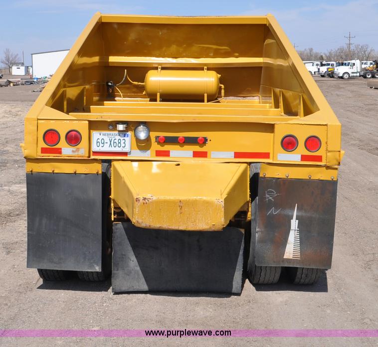 image for item G6442 1987 Midland belly dump trailer