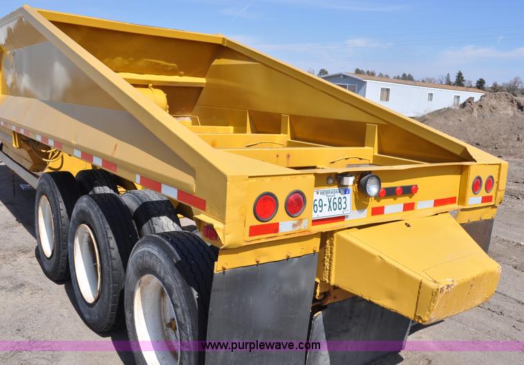 image for item G6442 1987 Midland belly dump trailer