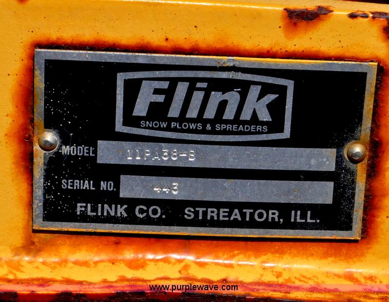 image for item G6443 Flink 11PA38-B snow plow