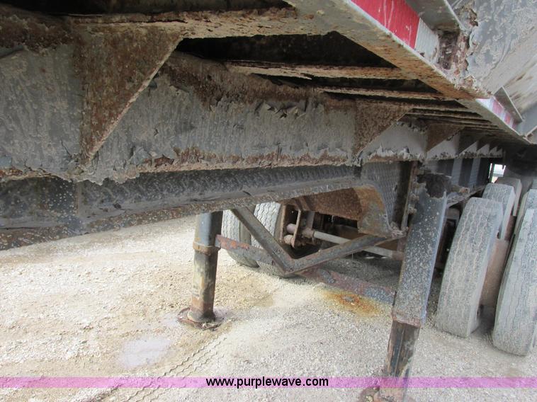 image for item G8797 1968 Fruehauf triple axle end dump trailer