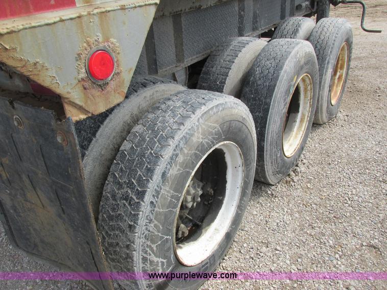 image for item G8797 1968 Fruehauf triple axle end dump trailer