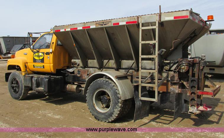image for item G8799 1991 Chevrolet Kodiak salt spreader truck