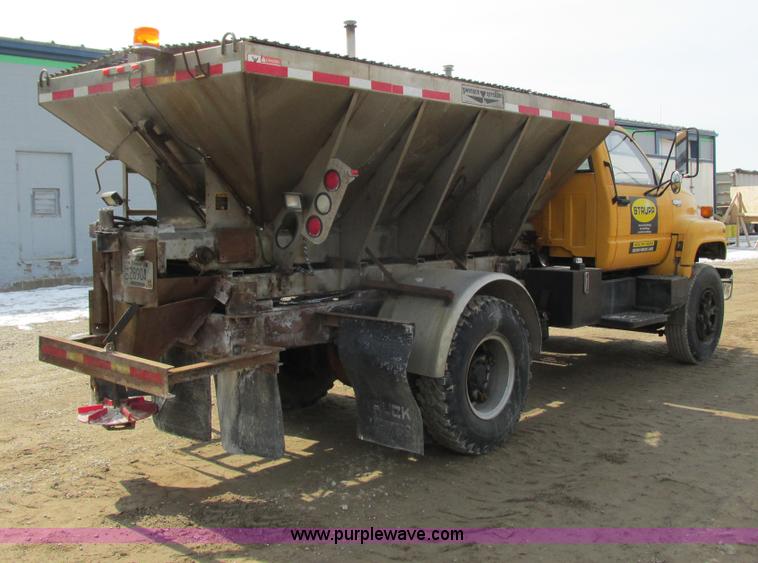 image for item G8799 1991 Chevrolet Kodiak salt spreader truck