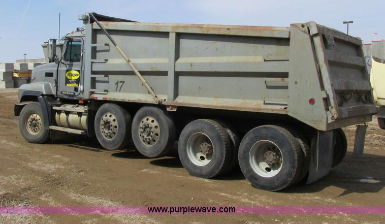 image for item G8803 2003 Mack CL713 Elite quad axle dump truck