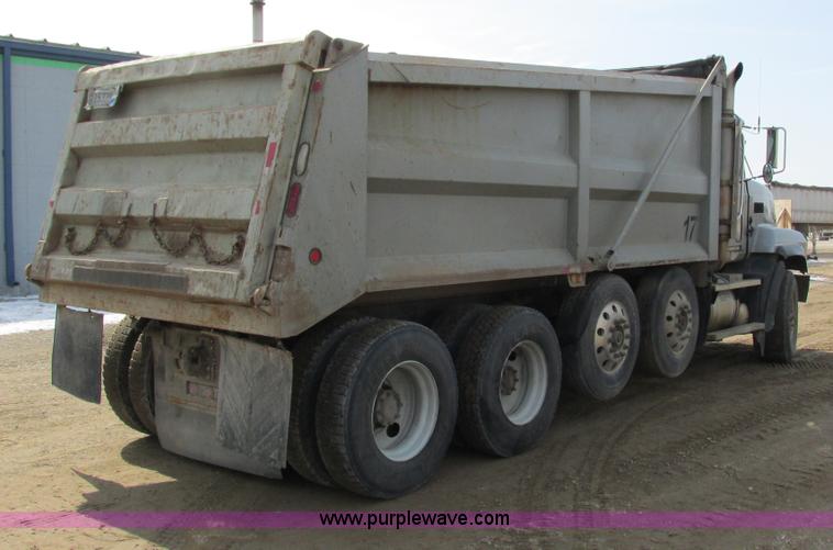 image for item G8803 2003 Mack CL713 Elite quad axle dump truck