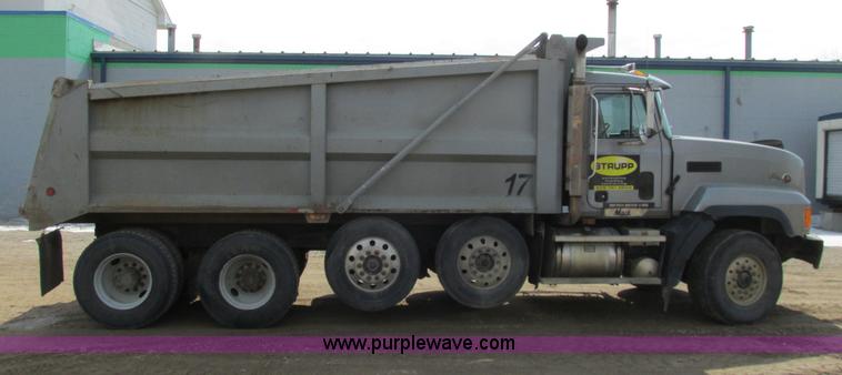 image for item G8803 2003 Mack CL713 Elite quad axle dump truck