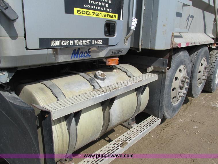 image for item G8803 2003 Mack CL713 Elite quad axle dump truck
