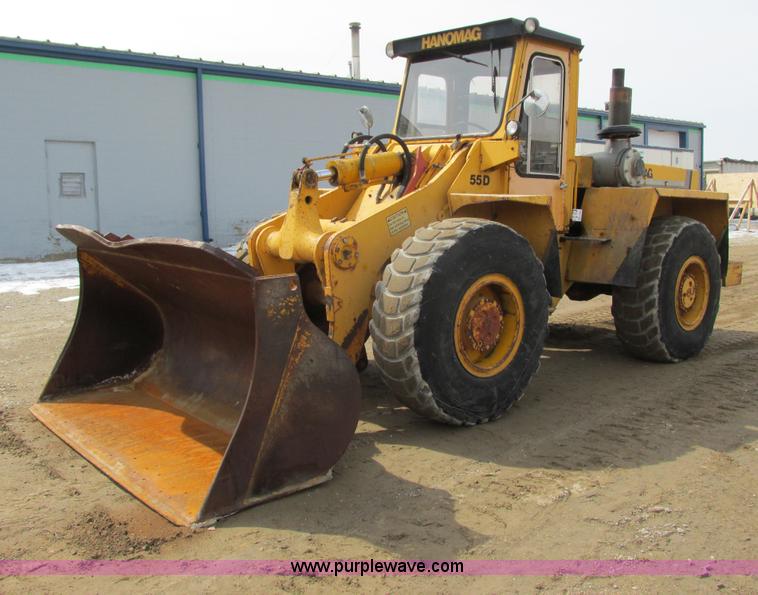 image for item G8805 1986 Hanomag 55D wheel loader