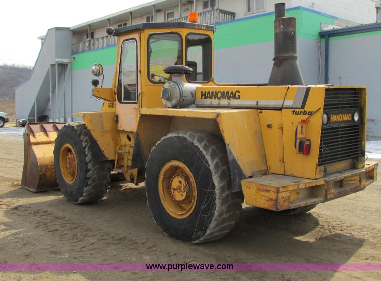 image for item G8805 1986 Hanomag 55D wheel loader