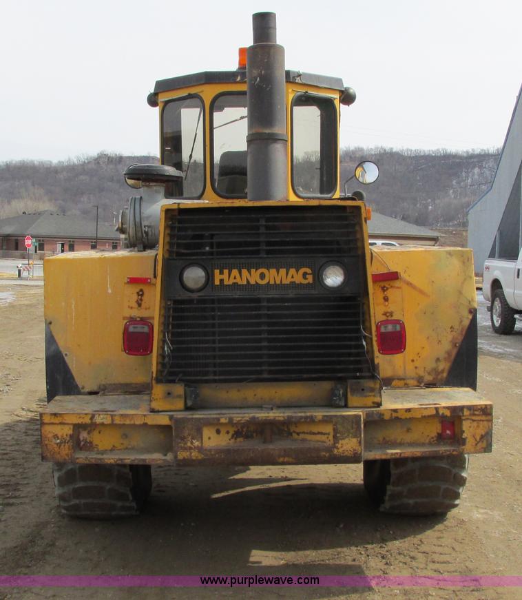 image for item G8805 1986 Hanomag 55D wheel loader