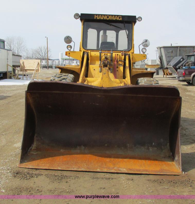 image for item G8805 1986 Hanomag 55D wheel loader