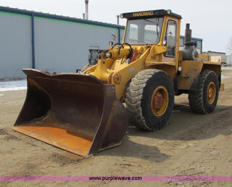 image for item G8805 1986 Hanomag 55D wheel loader