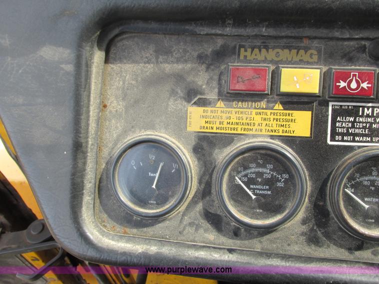 image for item G8805 1986 Hanomag 55D wheel loader