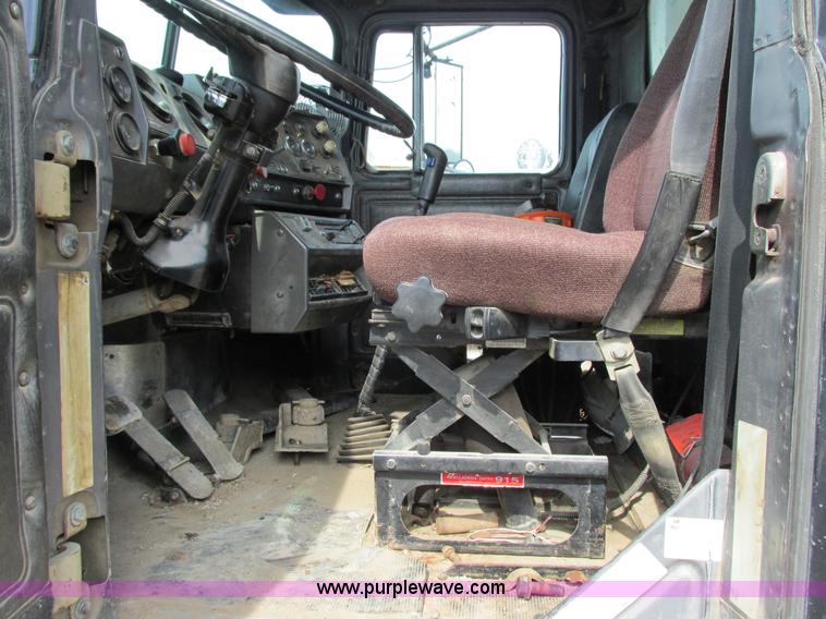 image for item G8806 1993 Mack RB688S quad axle dump truck