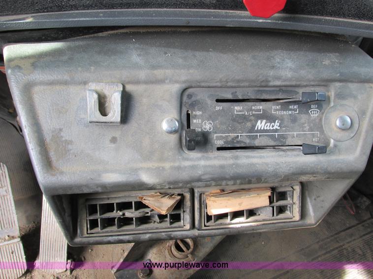 image for item G8806 1993 Mack RB688S quad axle dump truck