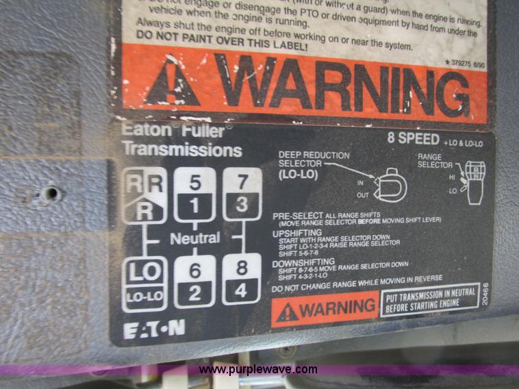 image for item G8806 1993 Mack RB688S quad axle dump truck