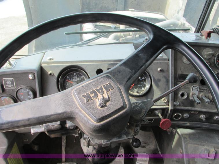 image for item G8806 1993 Mack RB688S quad axle dump truck