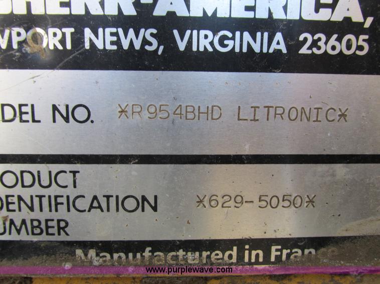 image for item G8810 Liebherr R954B HD Litronic excavator