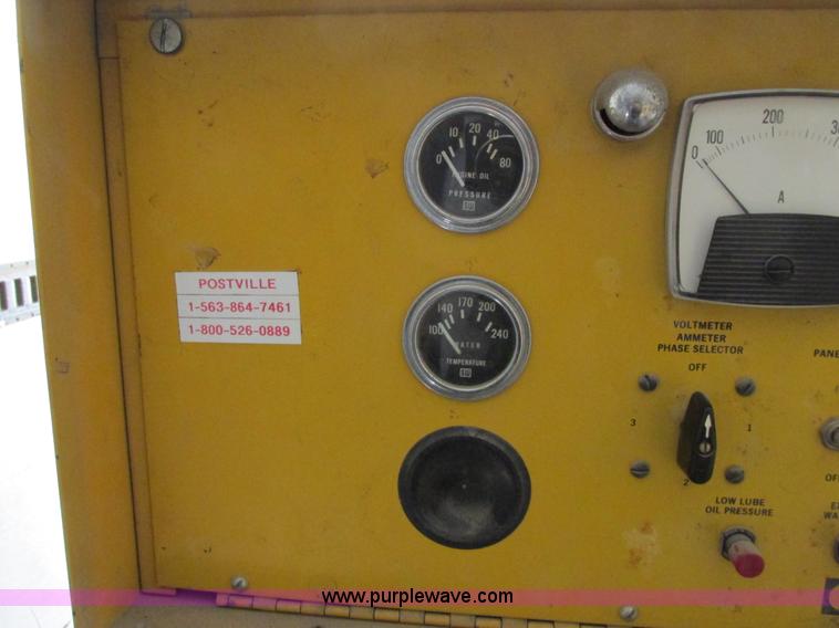 image for item G8814 Caterpillar 3406 260kW generator set with 1988 Great Dane trailer