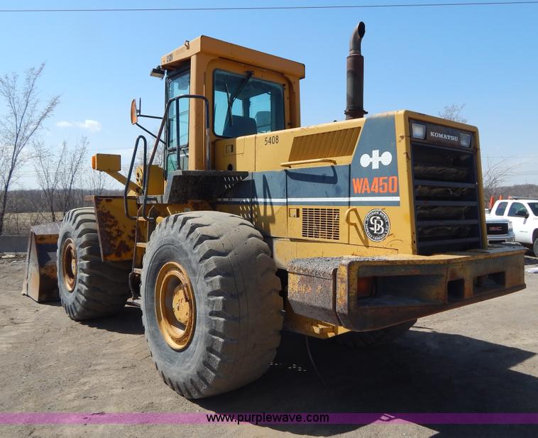 image for item I1033 1986 Komatsu WA450-1 wheel loader