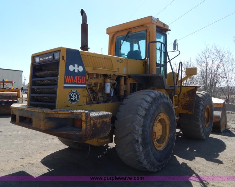 image for item I1033 1986 Komatsu WA450-1 wheel loader
