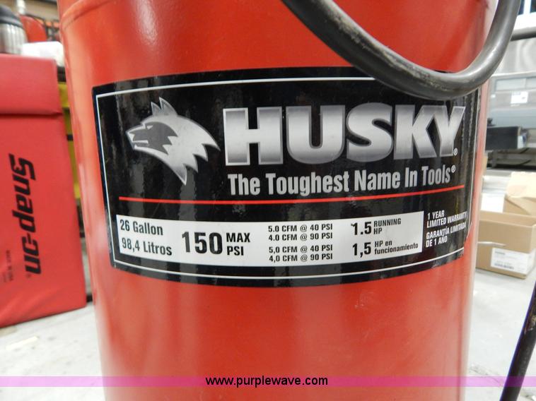 image for item I1035 Husky 26 gallon air compressor