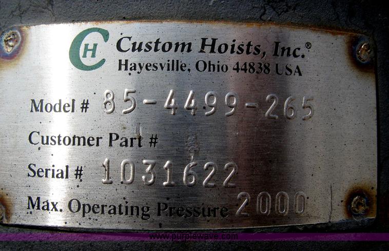 image for item I5549 1995 Clement barrel dump trailer