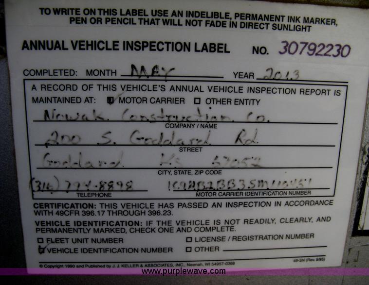 image for item I5549 1995 Clement barrel dump trailer