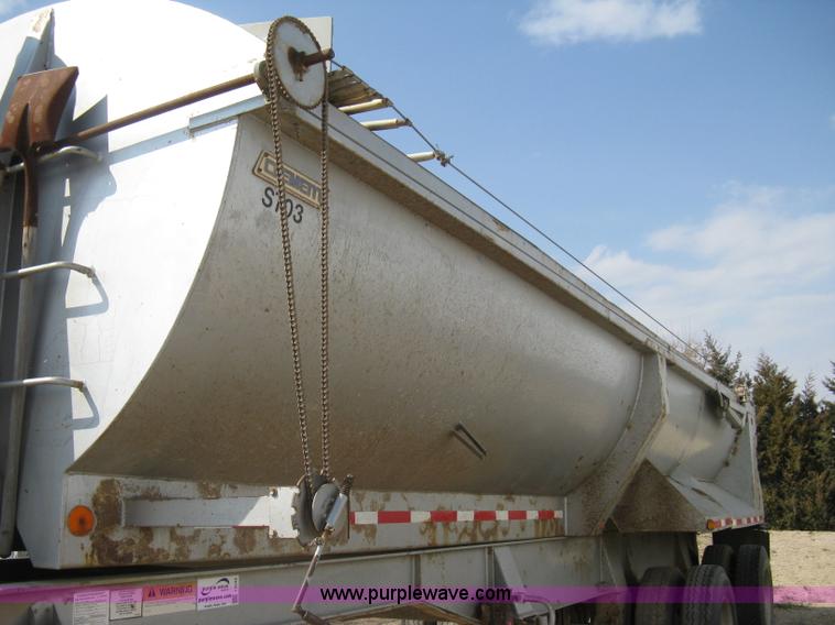 image for item I5549 1995 Clement barrel dump trailer