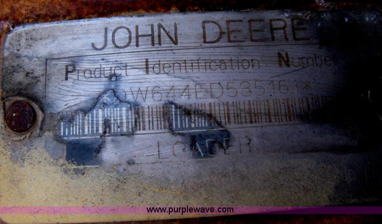 image for item I5550 1993 John Deere 644E loader