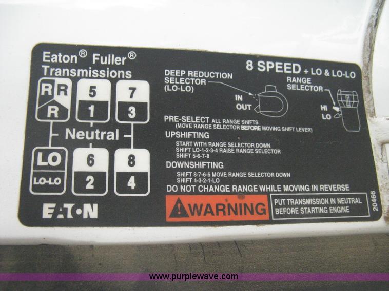 image for item I5551 1997 Volvo WGM25 flatbed truck