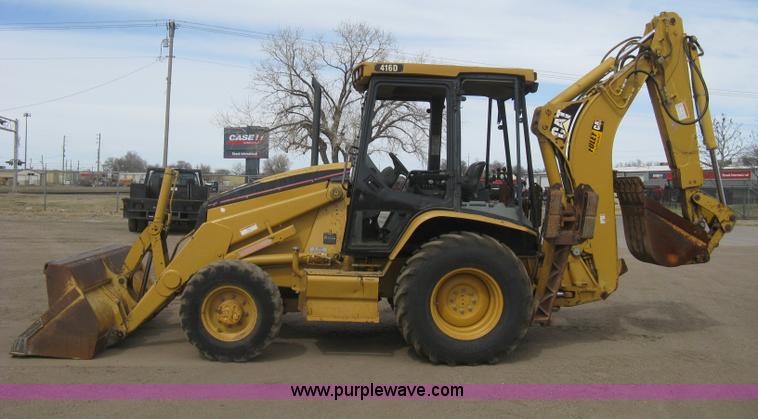 image for item I5552 2002 Caterpillar 416D backhoe
