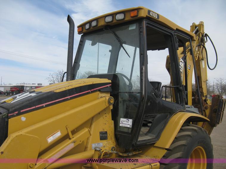 image for item I5552 2002 Caterpillar 416D backhoe
