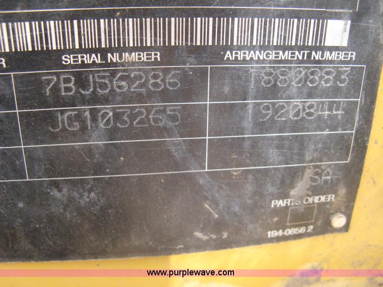 image for item I5552 2002 Caterpillar 416D backhoe