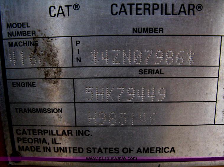 image for item I5554 1998 Caterpillar 416C backhoe