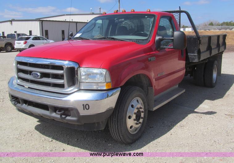image for item I7131 2003 Ford F550 XLT dump bed truck
