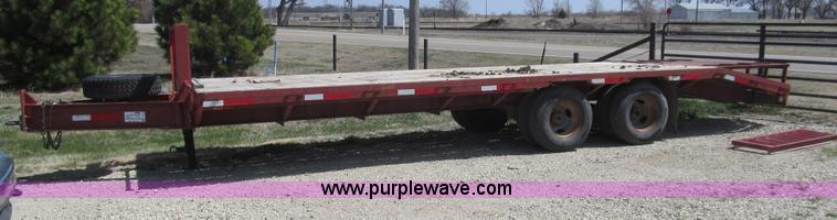 image for item I7132 1996 Blair tandem axle equipment trailer