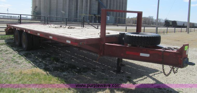 image for item I7132 1996 Blair tandem axle equipment trailer