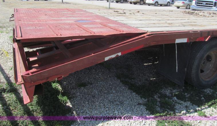 image for item I7132 1996 Blair tandem axle equipment trailer