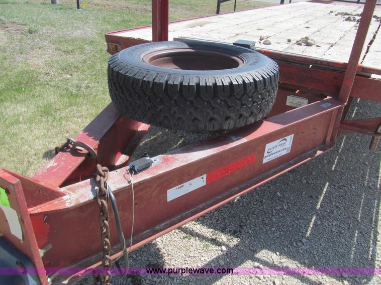 image for item I7132 1996 Blair tandem axle equipment trailer