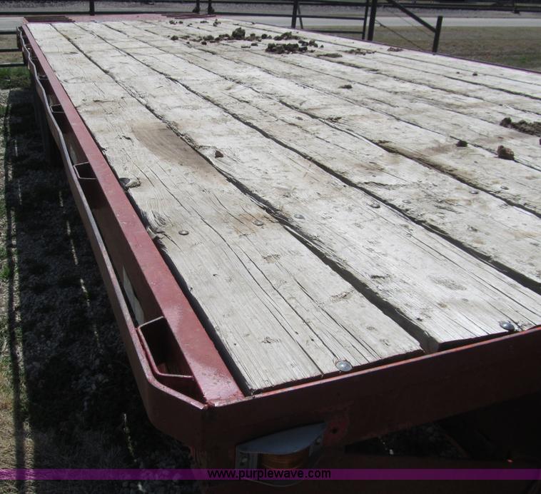 image for item I7132 1996 Blair tandem axle equipment trailer