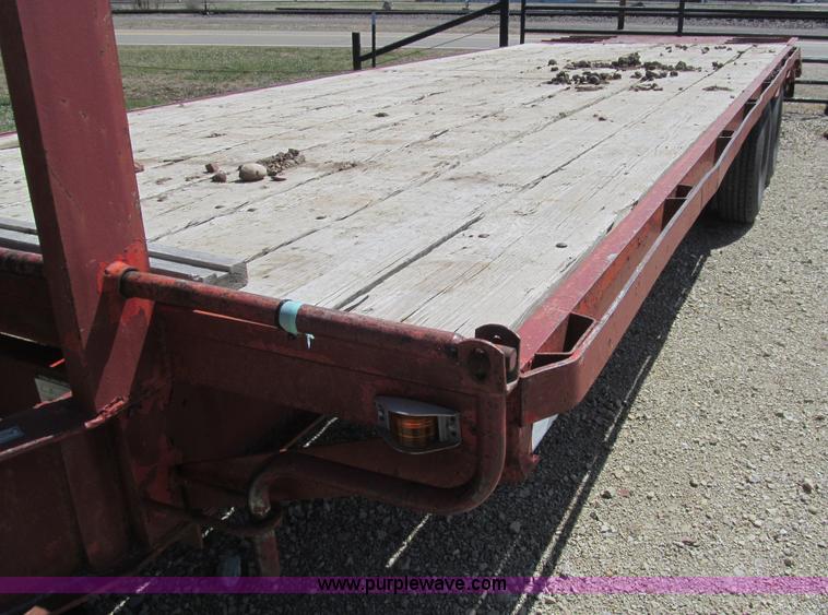 image for item I7132 1996 Blair tandem axle equipment trailer