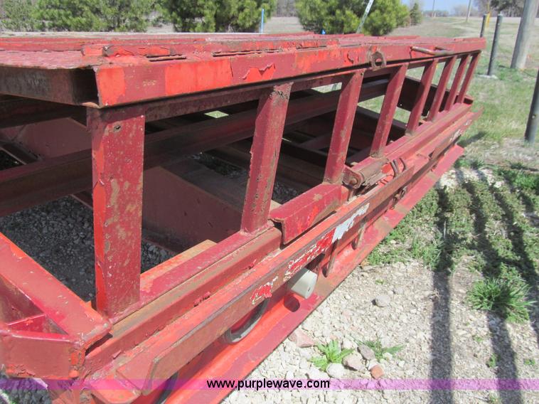 image for item I7132 1996 Blair tandem axle equipment trailer