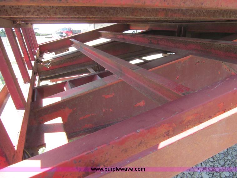 image for item I7132 1996 Blair tandem axle equipment trailer