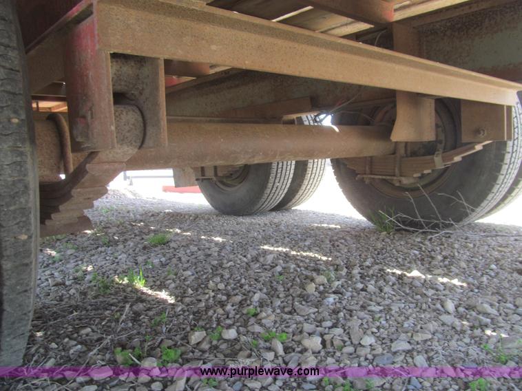 image for item I7132 1996 Blair tandem axle equipment trailer
