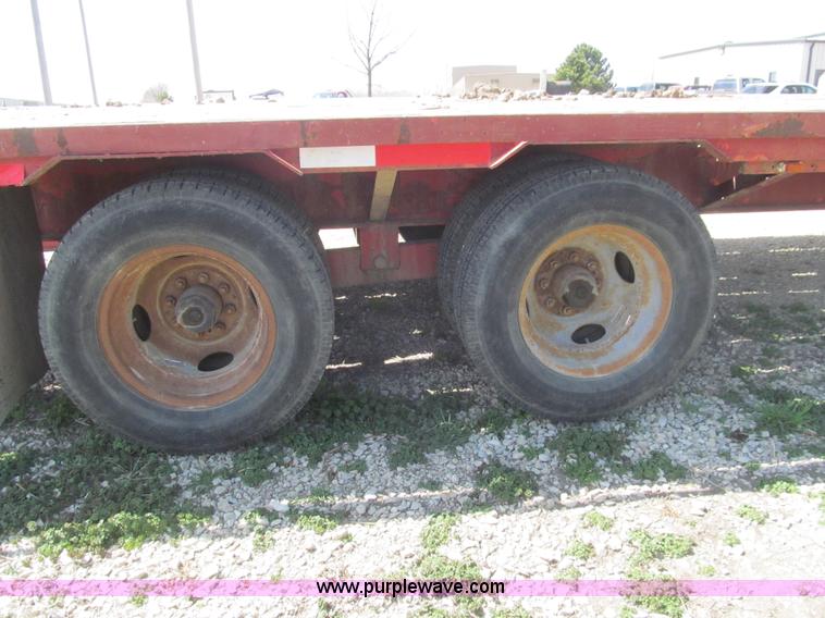 image for item I7132 1996 Blair tandem axle equipment trailer