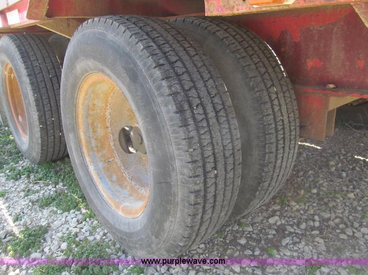 image for item I7132 1996 Blair tandem axle equipment trailer