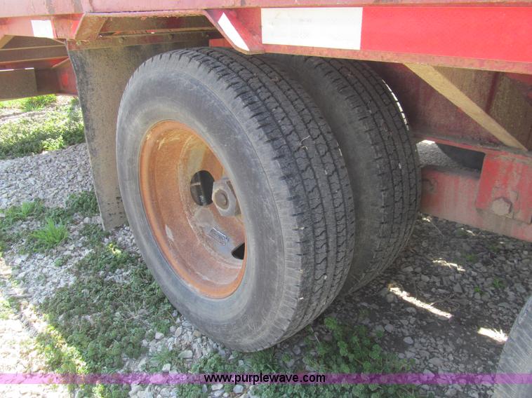 image for item I7132 1996 Blair tandem axle equipment trailer