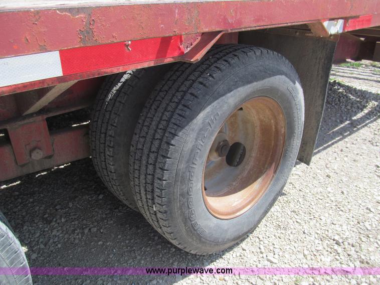 image for item I7132 1996 Blair tandem axle equipment trailer