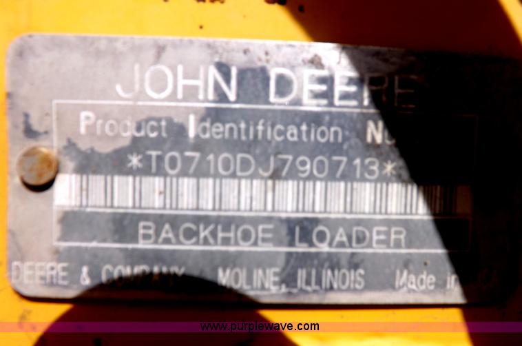 image for item I9005 1993 John Deere 710D backhoe